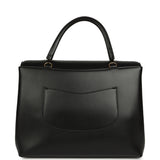 Chanel Top Handle Envelope Flap Bag Black Calfskin Gold Hardware - Thumbnail View 4