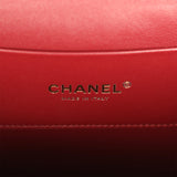 Chanel Top Handle Envelope Flap Bag Black Calfskin Gold Hardware - Thumbnail View 9