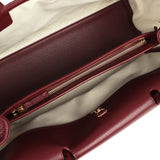 Chanel Large "Urban Essential" East West Shopping Tote Dark Burgundy Caviar Gold Hardware - Thumbnail View 7