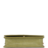 Chanel Wallet On Chain WOC Green Lizard Embossed Calfskin Gold Hardware - Thumbnail View 6