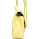 Chanel Small Preppy Coco Flap Bag Light Yellow Caviar Brushed Gold Hardware - Thumbnail View 3