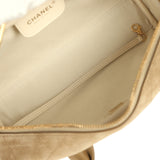Chanel Small "Perfect Bowling" Bag Dark Beige Suede Gold Hardware - Thumbnail View 9