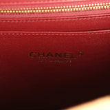 Chanel "Cheetah Print" Medium Flap Bag Light Beige Calf Hair and Black Lambskin Gold Hardware - Thumbnail View 10
