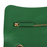 Chanel Maxi "Souplissimo" Small Flap Bag Green Grained Calfskin Gold Hardware - Thumbnail View 8