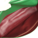 Chanel Maxi "Souplissimo" Small Flap Bag Green Grained Calfskin Gold Hardware - Thumbnail View 9