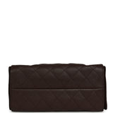 Chanel Small 25 Hobo Bag Dark Brown Caviar Gold Hardware - Thumbnail View 7