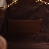 Chanel Small 25 Hobo Bag Dark Brown Caviar Gold Hardware - Thumbnail View 8