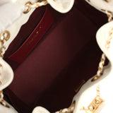 Chanel Mini 25 Hobo Bag White Caviar Antique Gold Hardware - Thumbnail View 9