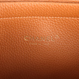 Chanel XXL "Urban Essential" Shopping Tote Dark Beige Suede, Camel Grained Calfskin Gold Hardware - Thumbnail View 10