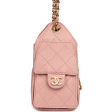 Chanel Mini 25 Hobo Bag Light Pink Caviar Gold Hardware - Thumbnail View 3