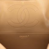 Chanel Maxi "Souplissimo" Small Flap Bag Dark Beige Suede Gold Hardware - Thumbnail View 10