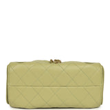 Chanel Mini 25 Hobo Bag Green Caviar Gold Hardware - Thumbnail View 6