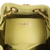 Chanel Mini 25 Hobo Bag Green Caviar Gold Hardware - Thumbnail View 9