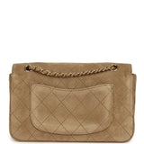 Chanel Mini "Souplissimo" Flap Bag Beige Suede Gold Hardware - Thumbnail View 4