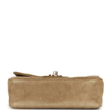 Chanel Mini "Souplissimo" Flap Bag Beige Suede Gold Hardware - Thumbnail View 6