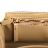 Chanel Mini "Souplissimo" Flap Bag Beige Suede Gold Hardware - Thumbnail View 11