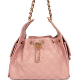 Chanel Small 25 Hobo Bag Light Pink Caviar Gold Hardware - Thumbnail View 1