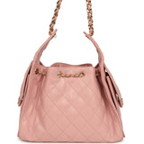 Chanel Small 25 Hobo Bag Light Pink Caviar Gold Hardware - Thumbnail View 4