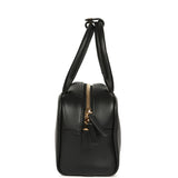 Chanel Mini Bowling Bag with Strap Black Calfskin Gold Hardware - Thumbnail View 3