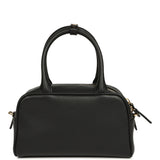 Chanel Mini Bowling Bag with Strap Black Calfskin Gold Hardware - Thumbnail View 4