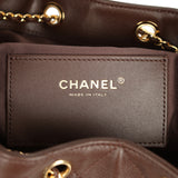Chanel Medium 25 Hobo Bag Dark Brown Caviar Gold Hardware - Thumbnail View 10