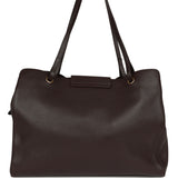 Chanel XXL "It Girl" Shopping Tote Brown Grained Calfskin Gold Hardware - Thumbnail View 6