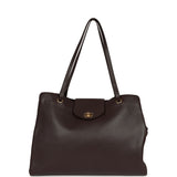 Chanel XXL "It Girl" Shopping Tote Brown Grained Calfskin Gold Hardware - Thumbnail View 7