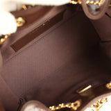 Chanel Mini 25 Hobo Bag Dark Brown Caviar Gold Hardware - Thumbnail View 8