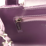 Chanel Small Kelly Shopper Pink Metallic Calfskin Silver Hardware - Thumbnail View 10