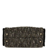 Chanel Small 25 Hobo Bag Black, White, Gold Tweed Bouclé Gold Hardware - Thumbnail View 7