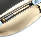 Chanel "Urban Essential" Flap Bag Blue Denim, Black Calfskin Gold Hardware - Thumbnail View 10
