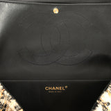 Chanel Maxi Leopard Print "Souplissimo" Small Flap Bag Brown, Black, White Tweed, Mixed Fibers Gold Hardware - Thumbnail View 10