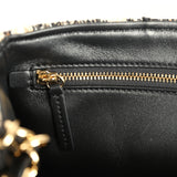 Chanel Maxi Leopard Print "Souplissimo" Small Flap Bag Brown, Black, White Tweed, Mixed Fibers Gold Hardware - Thumbnail View 11