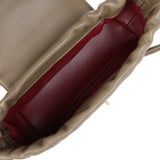 Chanel Drawstring Clutch Bag with Leather Strap Dark Khaki Lambskin Gold Hardware - Thumbnail View 10