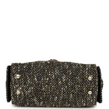 Chanel Mini 25 Hobo Bag Black, White, Gold Tweed Boucle Gold Hardware - Thumbnail View 6