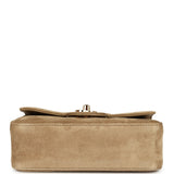 Chanel Mini "Souplissimo" Flap Bag Beige Suede Gold Hardware - Thumbnail View 6