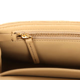 Chanel Mini "Souplissimo" Flap Bag Beige Suede Gold Hardware - Thumbnail View 11