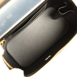 Chanel Small Top Handle Vanity Case Black Croc Embossed Calfskin Gold Hardware - Thumbnail View 9