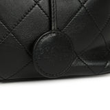 Pre-owned Chanel Top Handle Bucket Bag Black Calfskin Gold Hardware - Thumbnail View 8