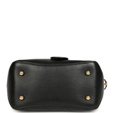 Pre-owned Chanel Top Handle Bucket Bag Black Calfskin Gold Hardware - Thumbnail View 7