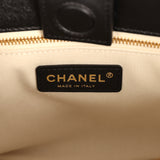 Pre-owned Chanel Top Handle Bucket Bag Black Calfskin Gold Hardware - Thumbnail View 10