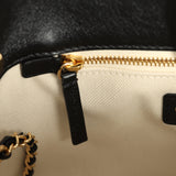 Pre-owned Chanel Top Handle Bucket Bag Black Calfskin Gold Hardware - Thumbnail View 11