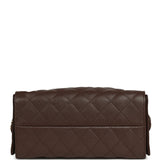Chanel Small 25 Hobo Bag Dark Brown Caviar Gold Hardware - Thumbnail View 7