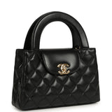 Chanel Small Kelly Shopper Black Shiny Lambskin Gold Hardware - Thumbnail View 2