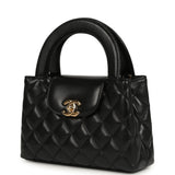 Chanel Small Kelly Shopper Black Shiny Lambskin Gold Hardware - Thumbnail View 5