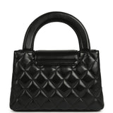 Chanel Small Kelly Shopper Black Shiny Lambskin Gold Hardware - Thumbnail View 4