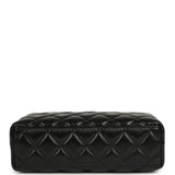 Chanel Small Kelly Shopper Black Shiny Lambskin Gold Hardware - Thumbnail View 6