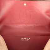 Chanel Maxi "Souplissimo" Large Flap Bag Light Brown Grained Calfskin Silver Hardware - Thumbnail View 10