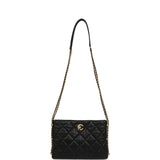 Pre-owned Chanel Crush On Chains Hobo Bag Black Lambskin Antique Gold Hardware - Thumbnail View 7