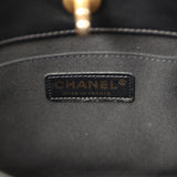 Pre-owned Chanel Crush On Chains Hobo Bag Black Lambskin Antique Gold Hardware - Thumbnail View 9